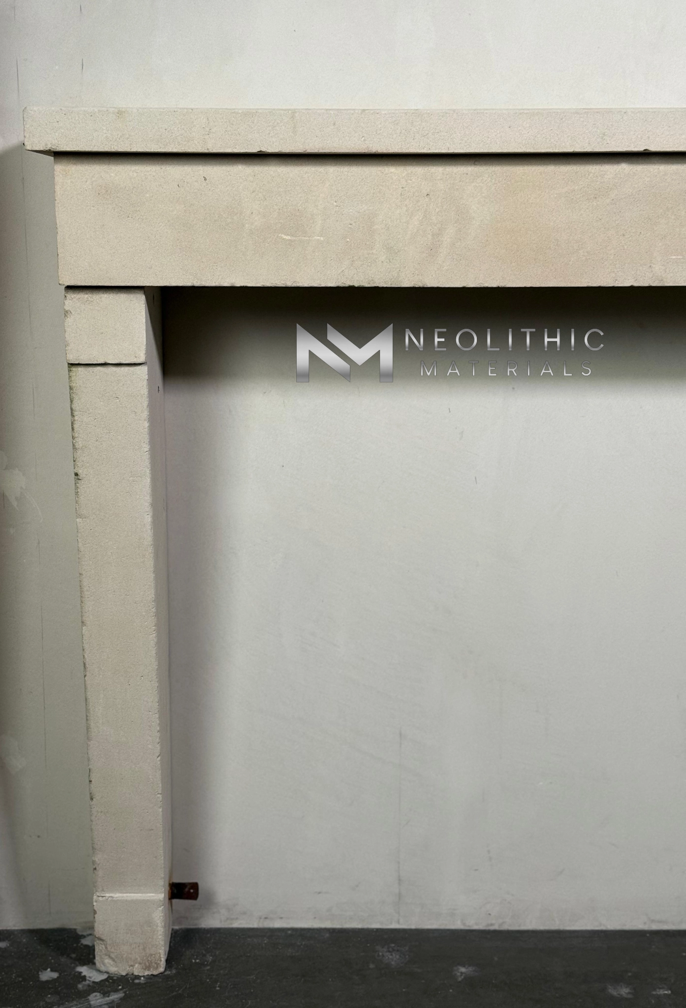 French Antique 19th Century Limestone Fireplace - Image 2